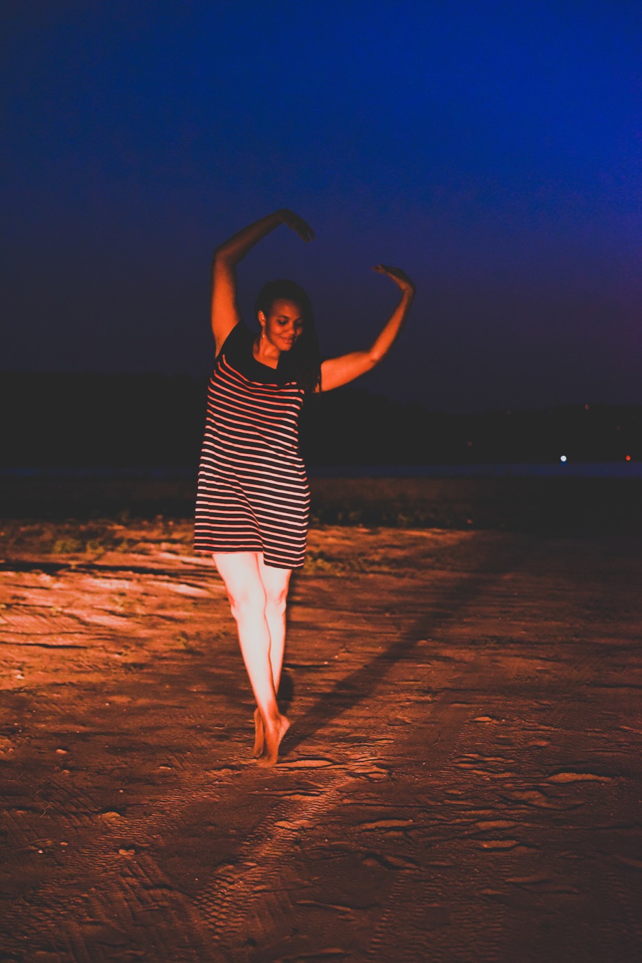 Dionne dancing